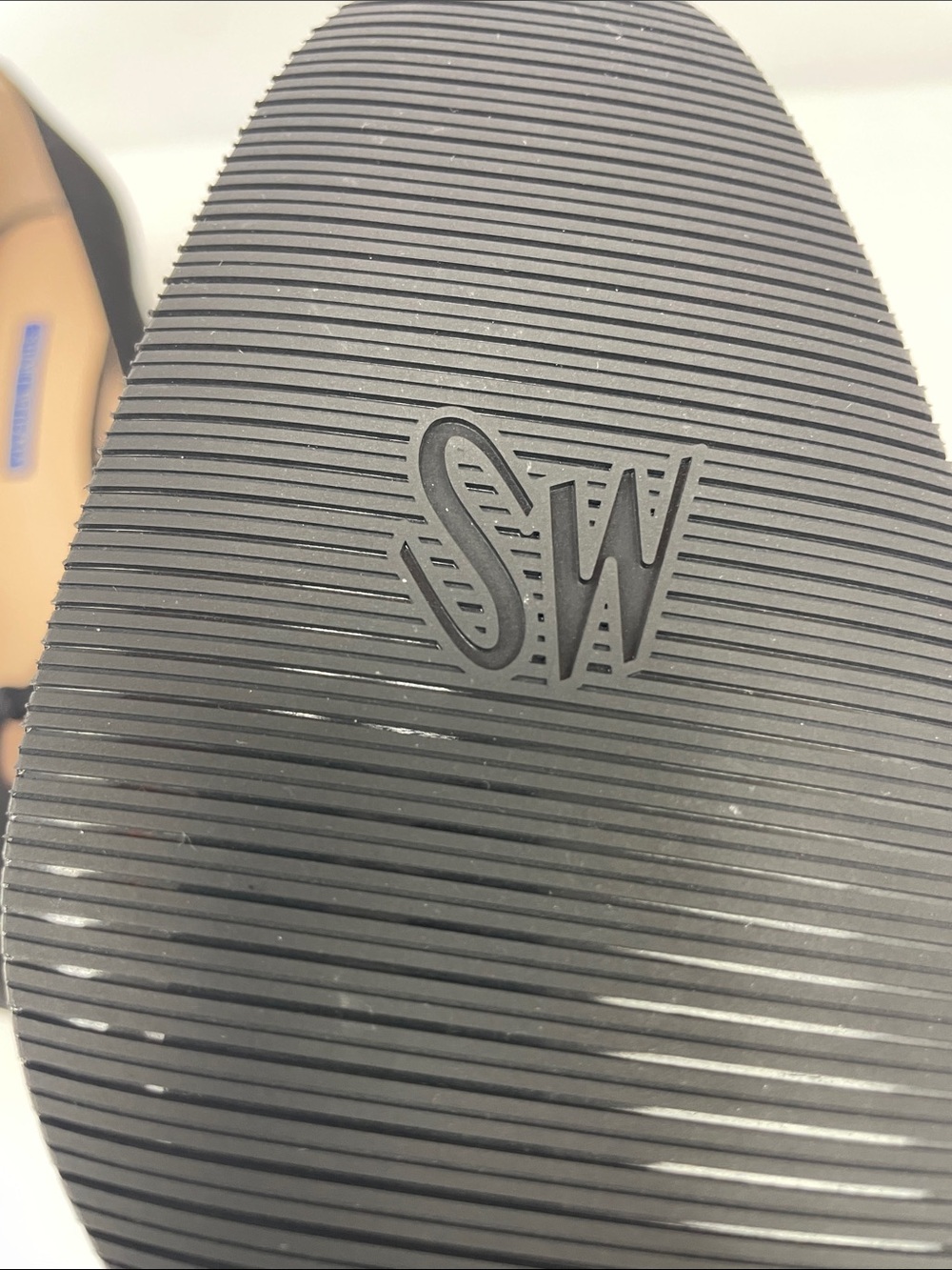 Stuart Weitzman Gabby 45 Black Suede Pump with Bow Detail, Size 7.5 - Picture 9 of 11